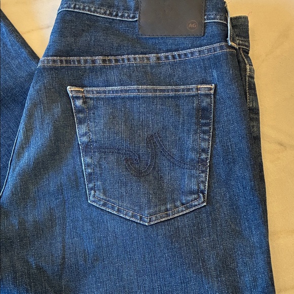 Men's AG Everett Slim Straight Blue Jeans. - Picture 2 of 8